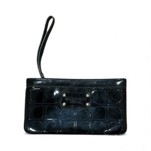 Kate spade  Glossy Black Wristlet